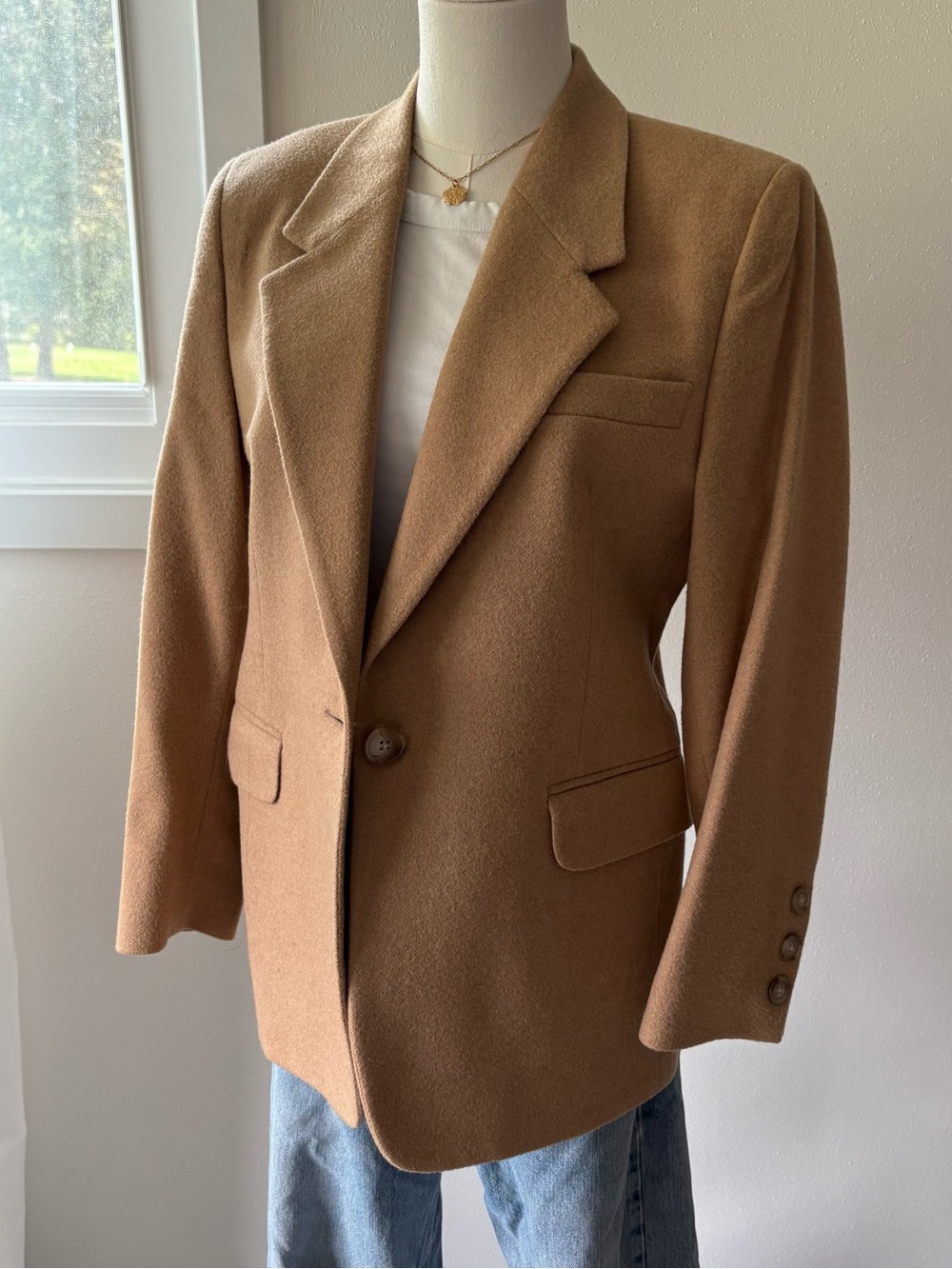 Vintage camel blazer